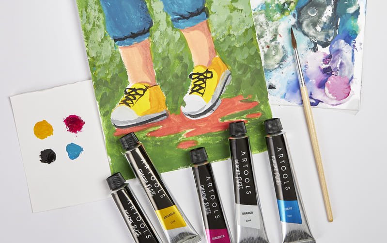 Quais os principais itens do kit pintura?