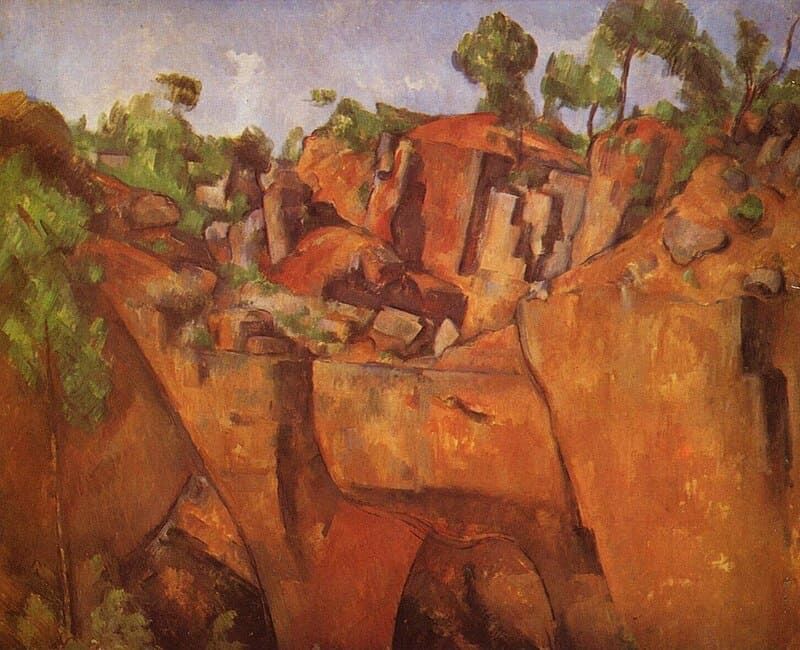 La carriere de bibemus por Paul Cezanne
