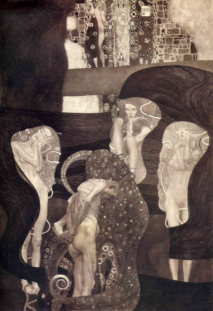 Gustav Klimt - Jurisprudência (1899)