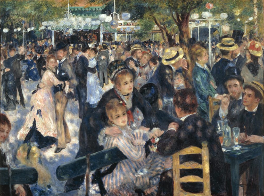 Dança no le Moulin de la Galette, Renoir