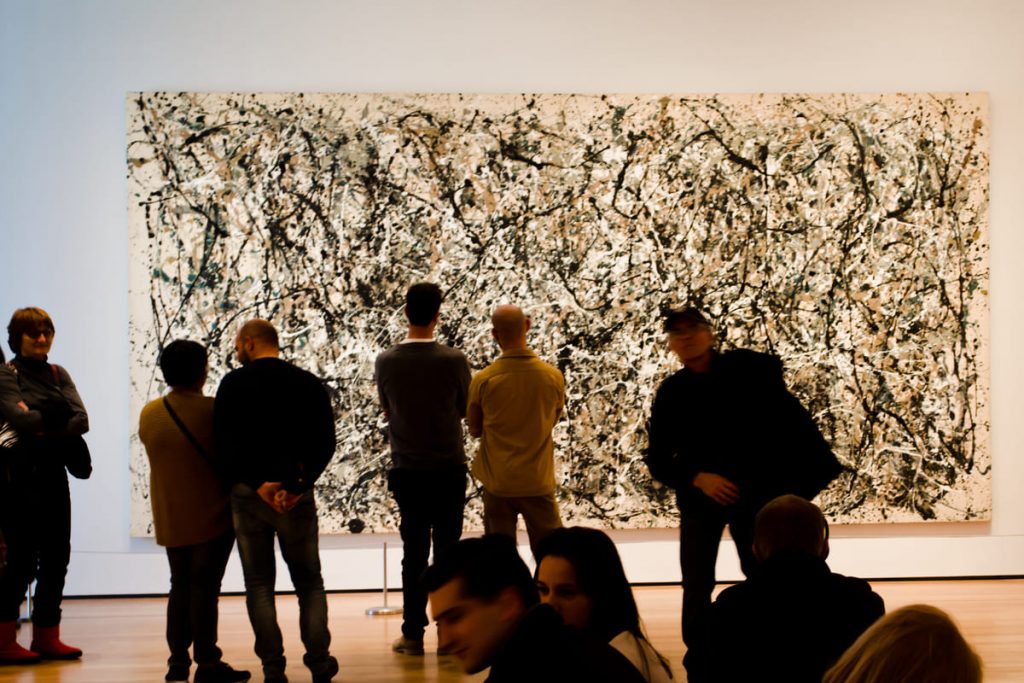 Exposição de Jackson Pollock em Nova Iorque