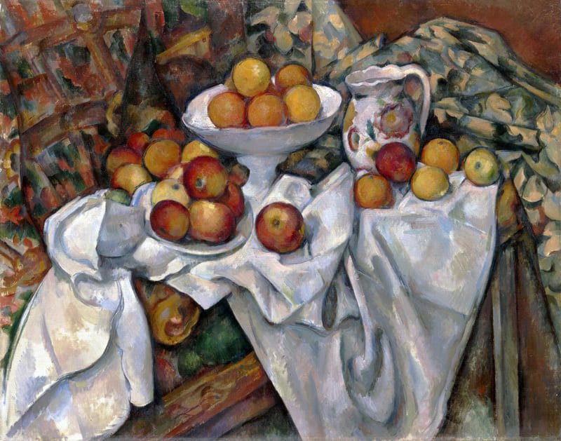 Quadro Natureza morta com maçãs e laranjas, Paul Cézanne
