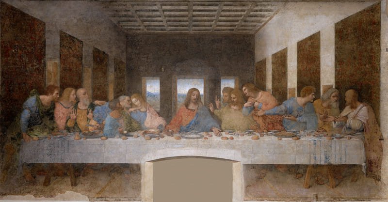 Quadro de arte renascentista: A Última Ceia, Leonardo da Vinci