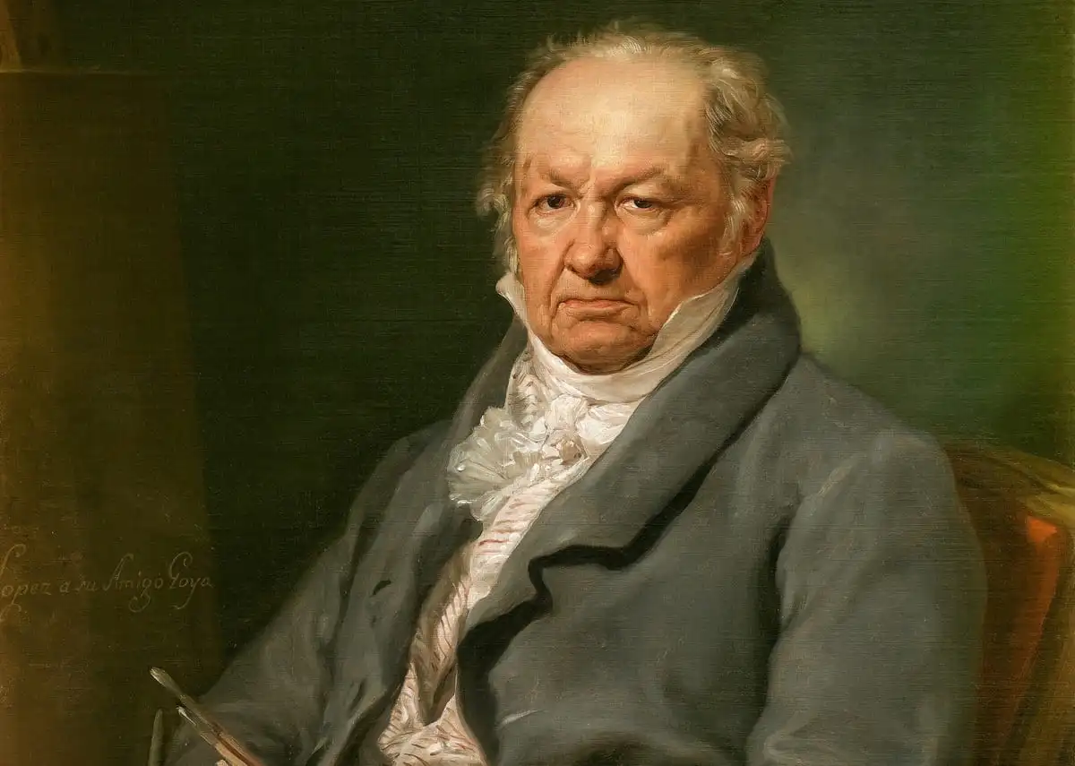 Pintura que mostra o artista espanhol Francisco de Goya